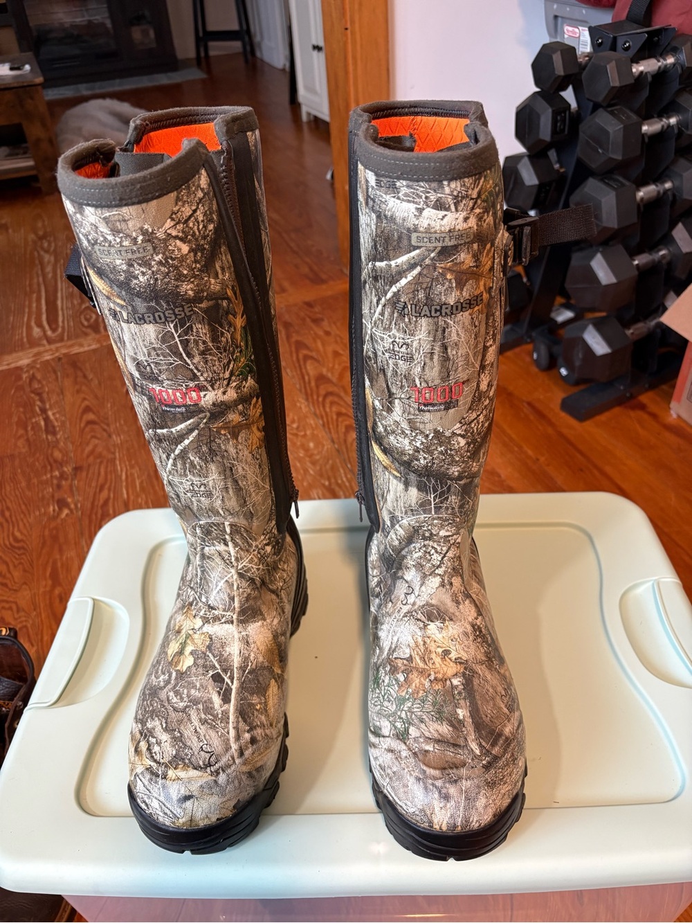 Mens Lacrosse hunting boots size 9